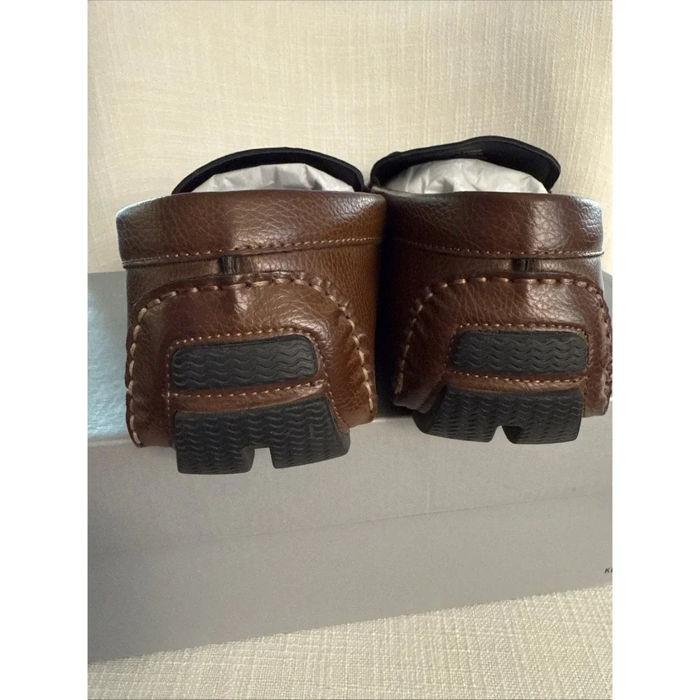 Unlisted by Kenneth Cole Men Reward Yourself Driving Mocs Loafers Size 14M Brown